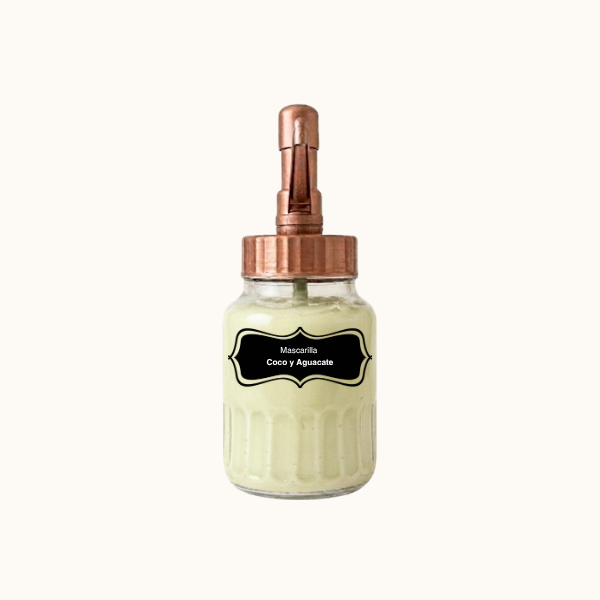 Mascarilla Capilar Coco y Aguacate